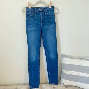 Women’s Madewell curvy high-rise skinny jeans